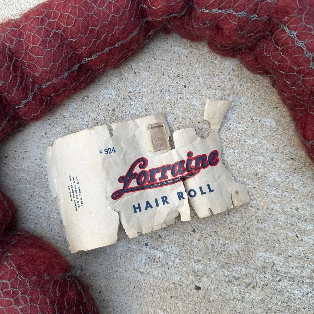 Vintage 1940s “Lorraine” Hair Roll Styling Tool Gibson Roll Hairstyle